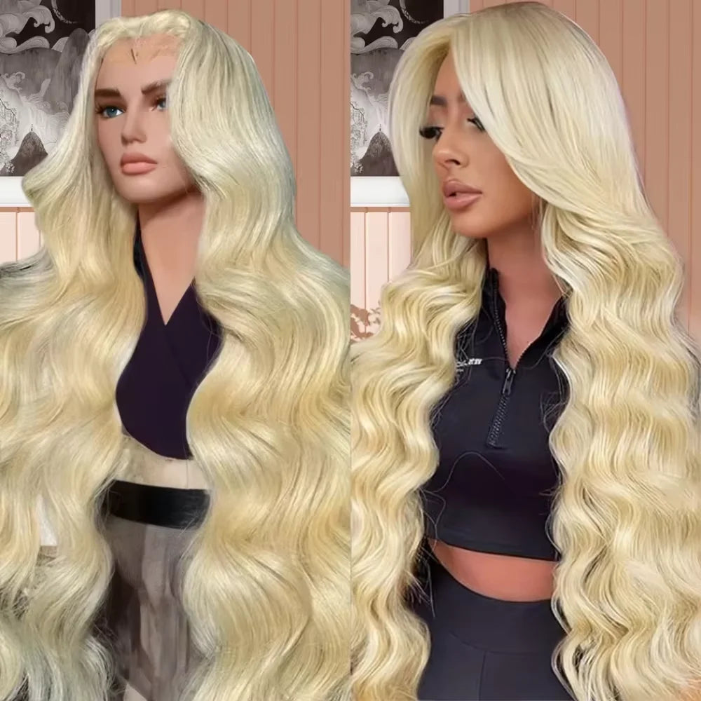 Body Wave Wig 613 Honey Blonde HD Transparent Lace Front Human Hair Wigs 13x6 Lace Frontal Wig Brazilian For Women Wig