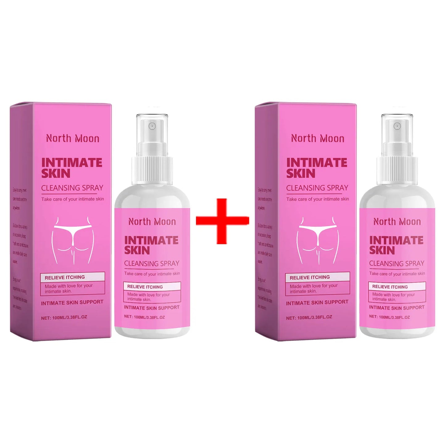 North Moon Women Private Parts Cleaning Spray Improve Shrinking Remove Bad Odor Keep Tightening Hygiene Vagina Moisturizing Oils