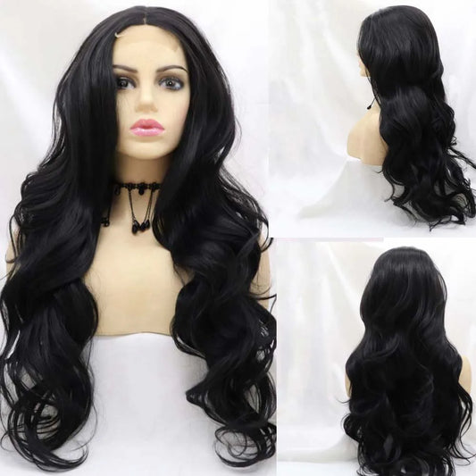 Sylvia Long Wavy Wig Light Blonde Wigs Synthetic U Part Lace Wig For Women Hair Heat Resistant Fiber Hair Wig 60#color Cheap Wig