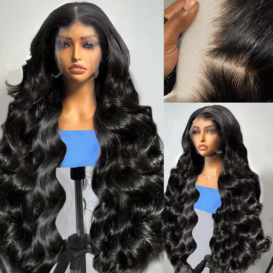 CEXXY Hd Lace Wig 13x4 Human Hair Body Wave 360 Full HD Lace Frontal Wig PrePlucked Water Wave Wig For Women