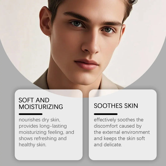 East Moon Men Facial Firming Set with Gift Box Hydrate Lifting Smooth Oil Control Moisturizing Serum Face Skin Care Cream Series