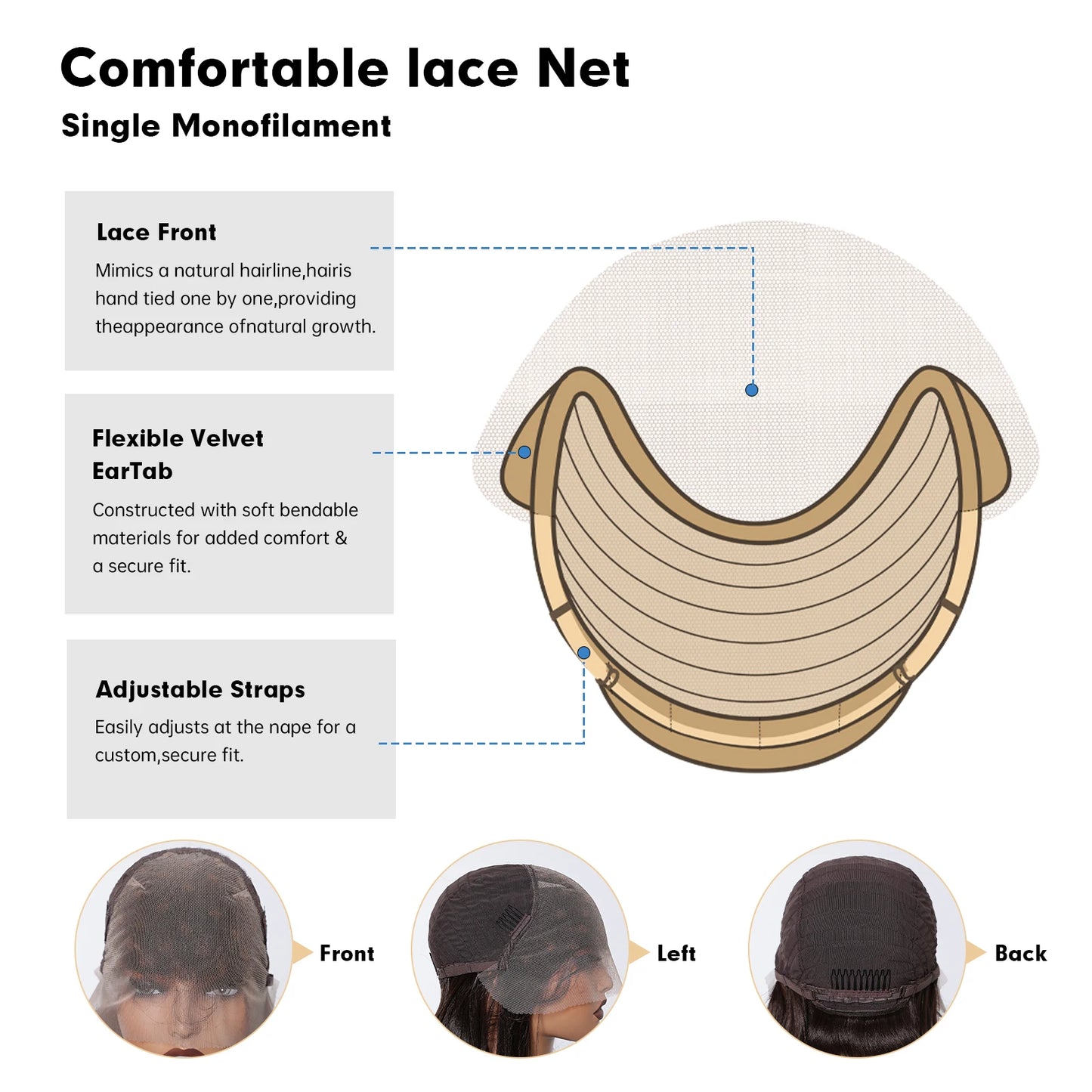 CharmSource 13x6 Lace Synthetic Wig Long Wavy Light Blonde Wigs with Dark Root Women Daily Party Cosplay Wedding High Density