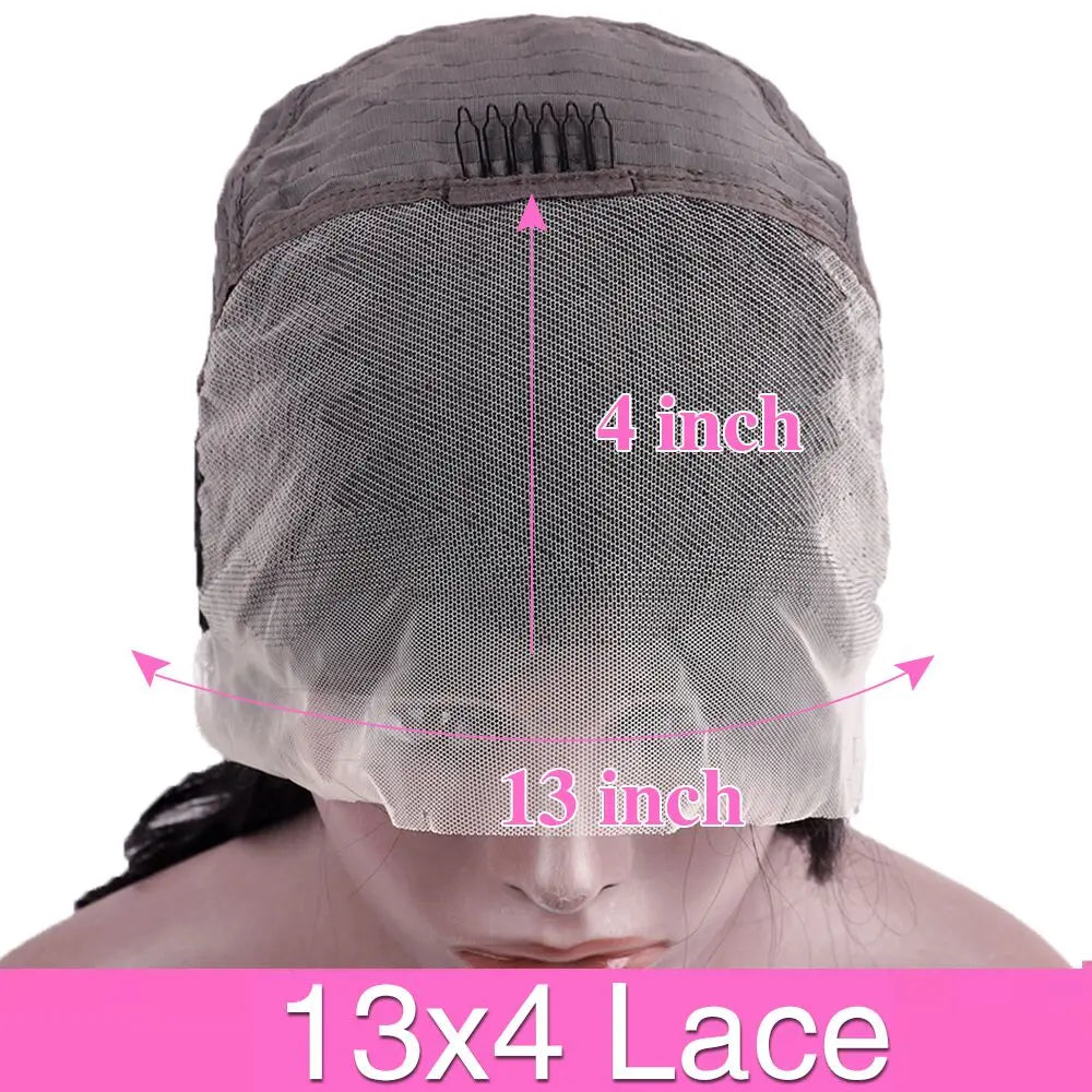 13x4 HD Lace Front Wig P4/27 Highlight Colored Body Wave Human Hair 13x6 Transparent Lace Frontal Wigs