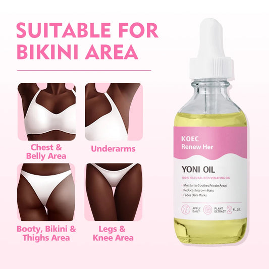 KOEC Renew Her Yoni Oil Skin- Nourishing, Moisturizing Formula for All Skin Type, suitable for all