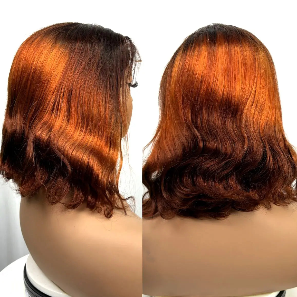 Body Wave Human Hair Wigs 12inch 250 density 12A 100% Human Hair 4x4 Transparent Lace Closure Wavy Hair Wigs for Women