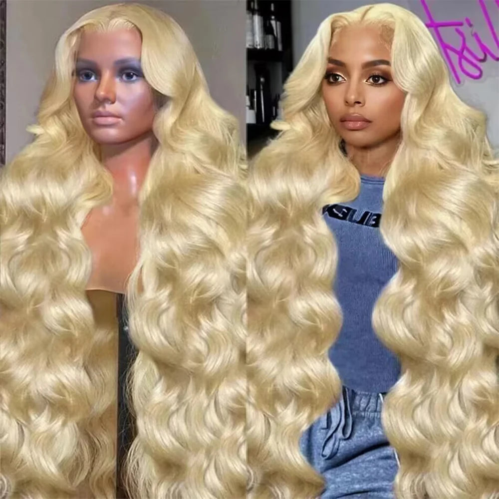 Body Wave Wig 613 Honey Blonde HD Transparent Lace Front Human Hair Wigs 13x6 Lace Frontal Wig Brazilian For Women Wig