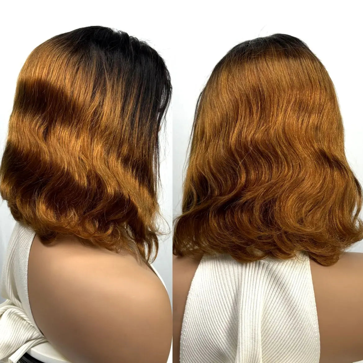 Body Wave Human Hair Wigs 12inch 250 density 12A 100% Human Hair 4x4 Transparent Lace Closure Wavy Hair Wigs for Women