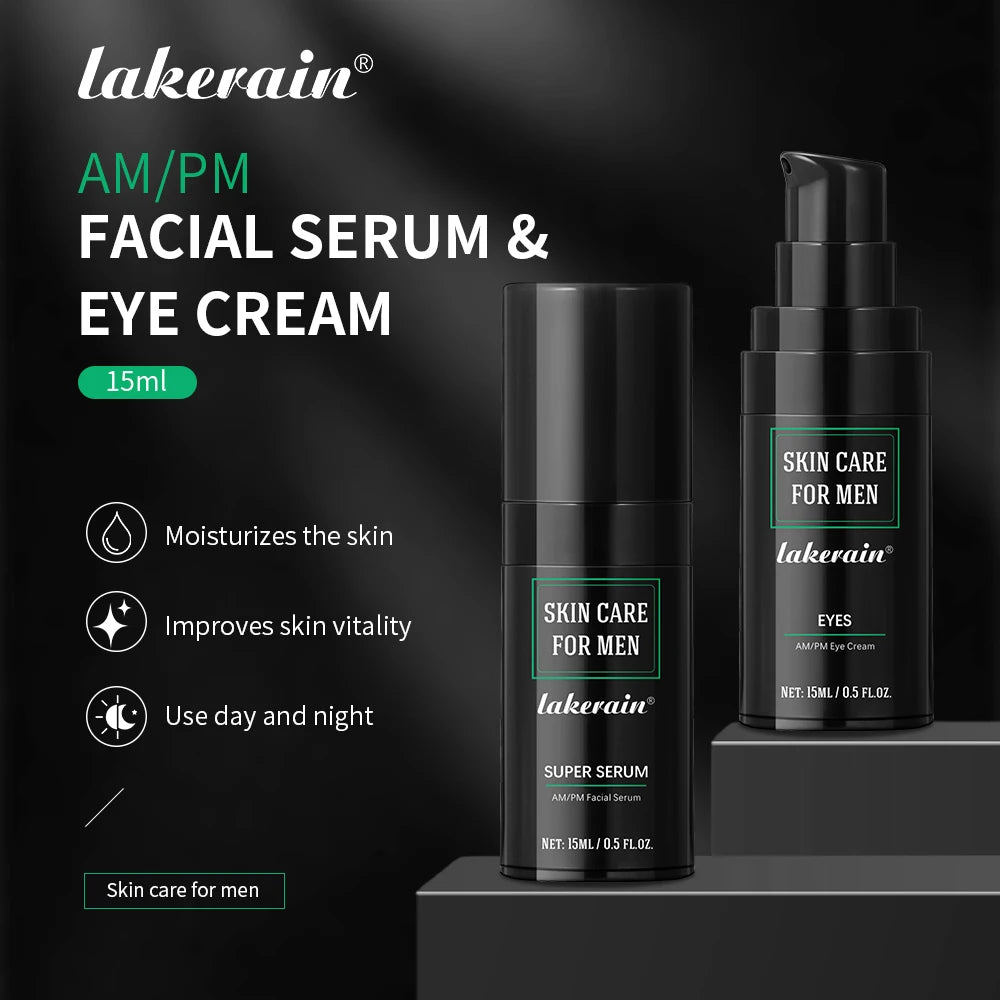 Men Skin Care Kit Deep Cleaning Face Wash Oil Control Hydrating Moisturizer Firming Facial Skin Treatment Cosmetics Set