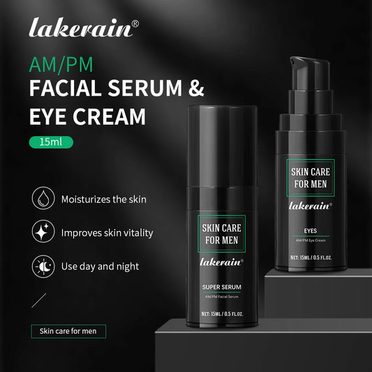 Men Skin Care Kit Deep Cleaning Face Wash Oil Control Hydrating Moisturizer Firming Facial Skin Treatment Cosmetics Set