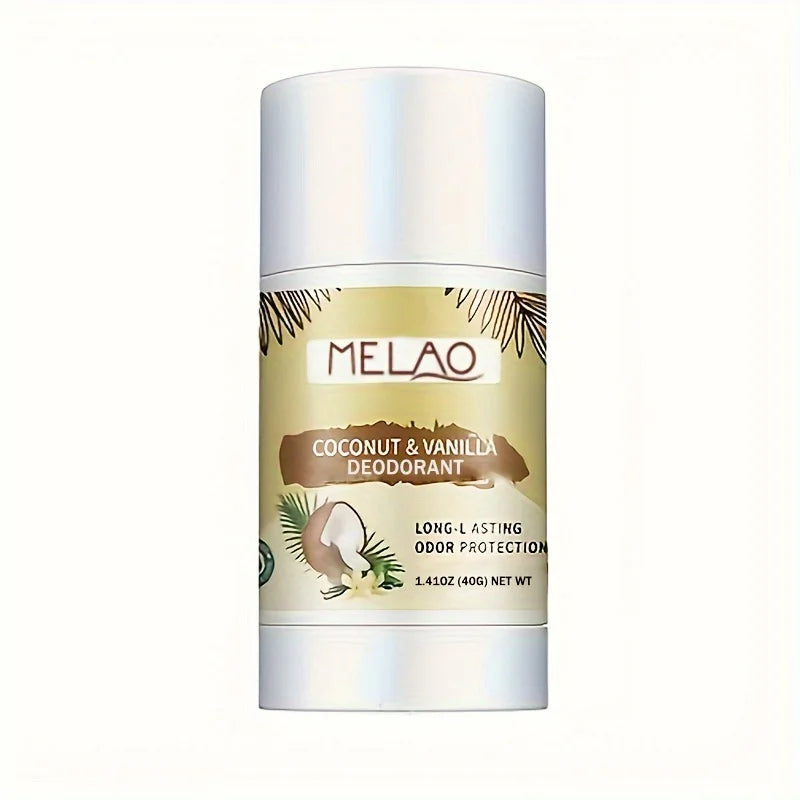 MELAO Deodorant | Natural Deodorant for Men and Women, Aluminum Free with Baking Soda, Probiotics, Coconut Oil and Shea Butter