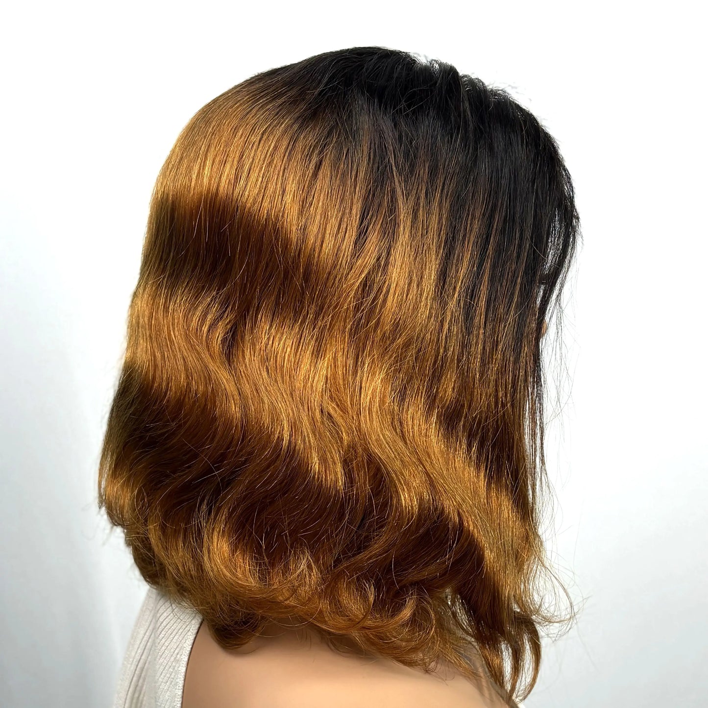 Body Wave Human Hair Wigs 12inch 250 density 12A 100% Human Hair 4x4 Transparent Lace Closure Wavy Hair Wigs for Women