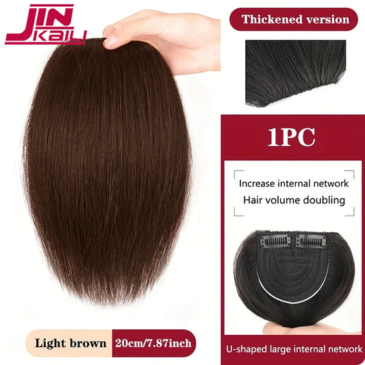 Synthetic Wig For Women Hair Top Replacement Patch Thickening Hair Volume Fluffy One Piece Hair Cushion Patch