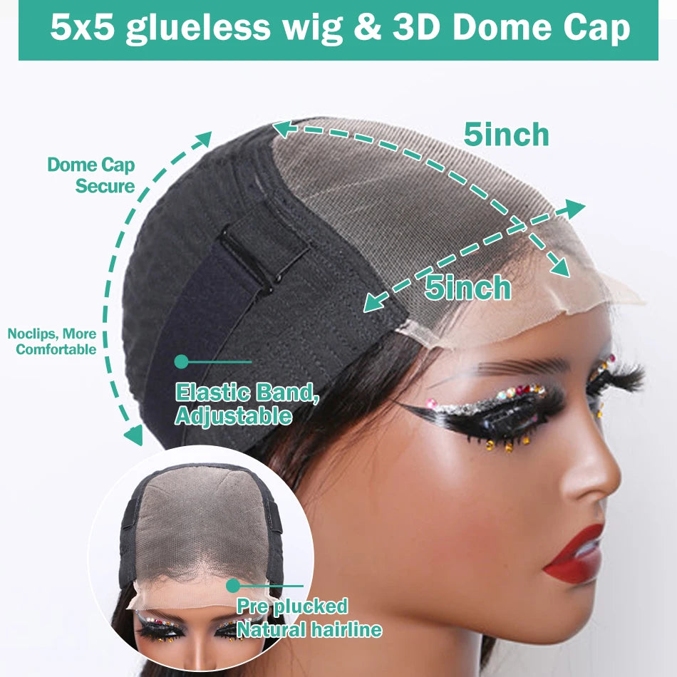 13x6 Body Wave Short Bob 13x4 Transparent Lace Front Human Hair Wigs 5x5 Pre Plucked Remy Lace Frontal Wig For Women