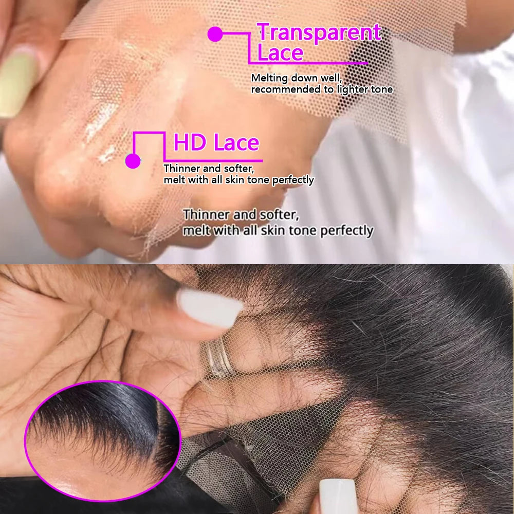 13x4 HD Lace Front Wig P4/27 Highlight Colored Body Wave Human Hair 13x6 Transparent Lace Frontal Wigs