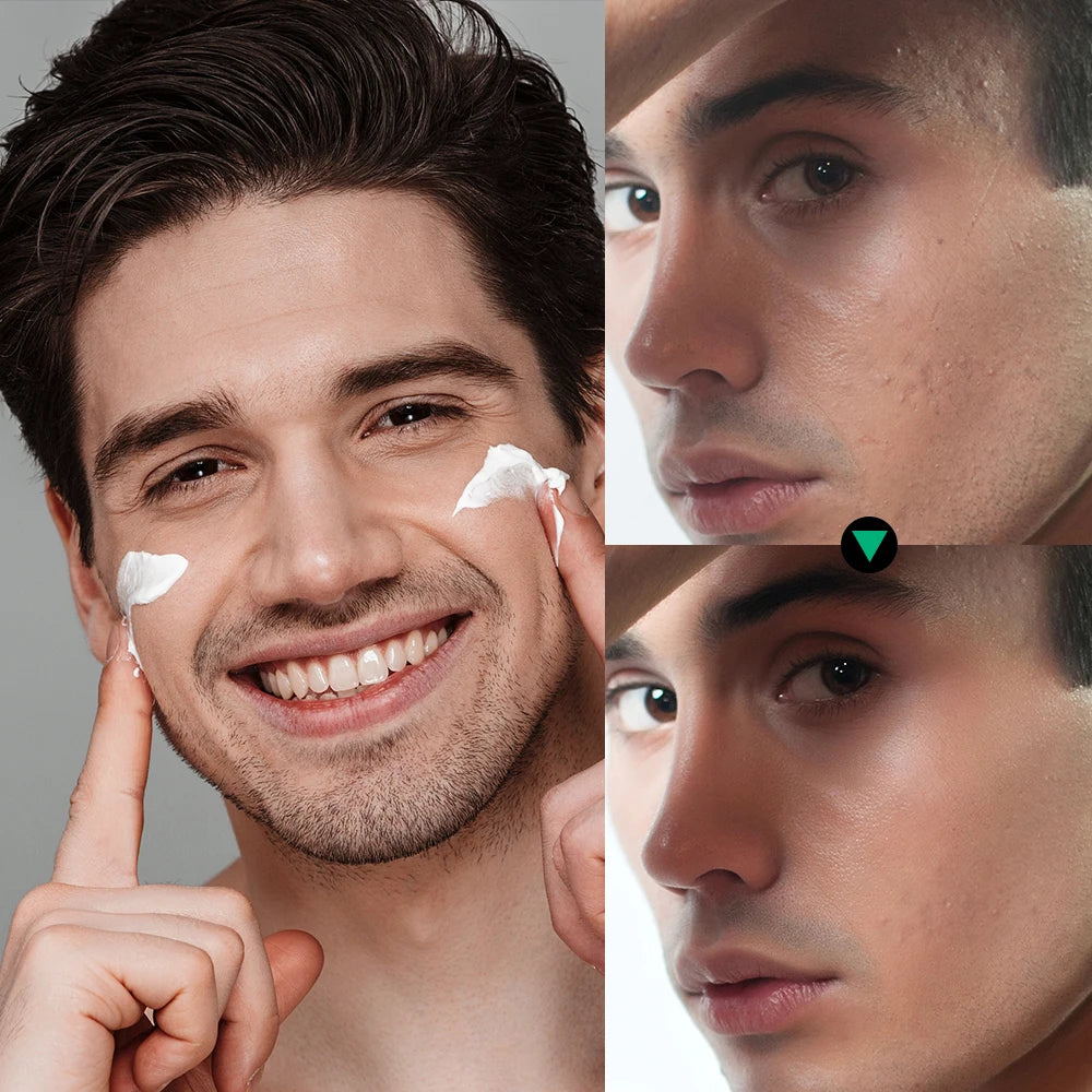 Men’s Skin Care Set Face Wash Scrub & Moisturizer Oil Contr for Healthier Hydrated Skincare Men’s Skin Care Kit Prevent Dryness