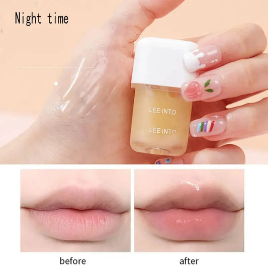 Moisturizing Honey Lip Mask Set for Intensive Lip Care and Repair, Lightening Lip Lines, Day and Night Hydration by LEEINTO