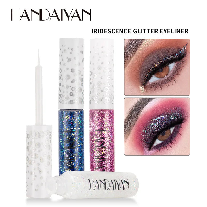 New 12 Colors Diamond Glitter Liquid Eyeliner Durable Waterproof Makeup Shimmer And Shine Eye Pencil Makeup Beauty Tools