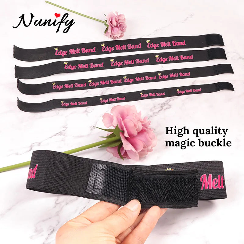 Nunify Hair Edge Band Elastic Band For Wigs To Lay Edges Wig Lace Band Elastic Edge Laying Band Melt Belt For Hair With