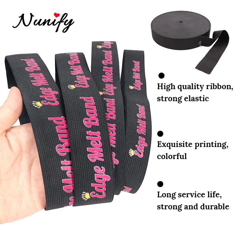 Nunify Hair Edge Band Elastic Band For Wigs To Lay Edges Wig Lace Band Elastic Edge Laying Band Melt Belt For Hair With