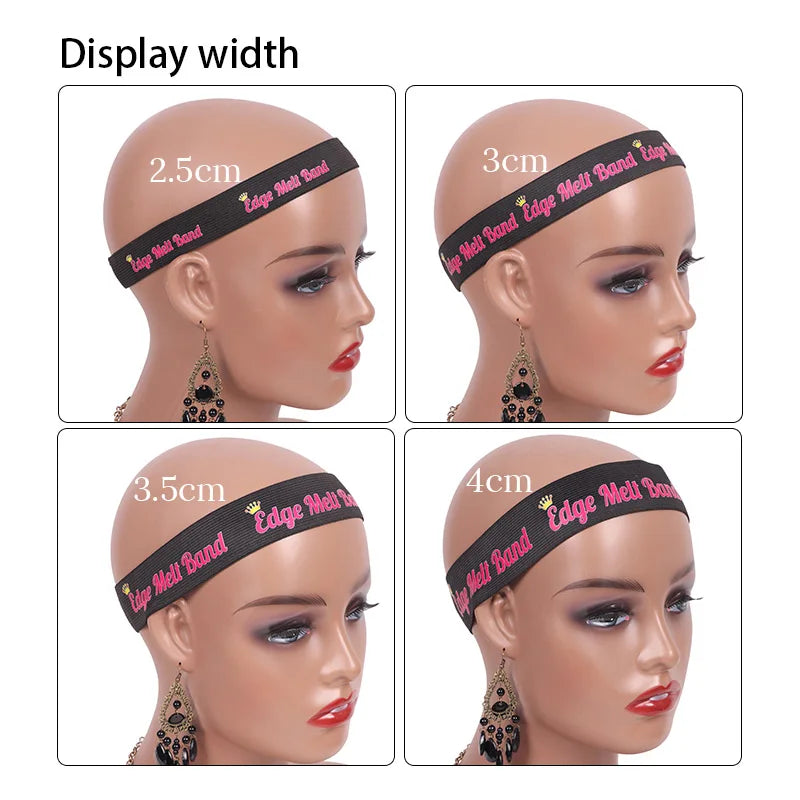 Nunify Hair Edge Band Elastic Band For Wigs To Lay Edges Wig Lace Band Elastic Edge Laying Band Melt Belt For Hair With