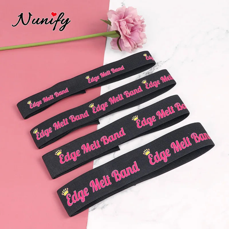 Nunify Hair Edge Band Elastic Band For Wigs To Lay Edges Wig Lace Band Elastic Edge Laying Band Melt Belt For Hair With
