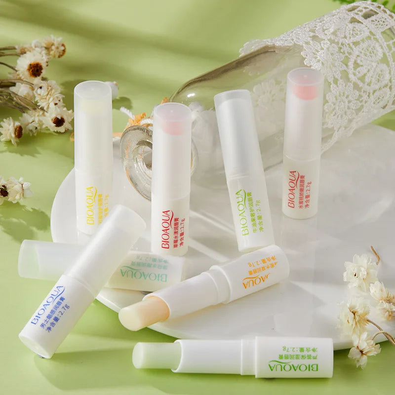 Aloe Strawberry Lip Balm Is Not Easy To Fade Lipstick Peach Moisturizing Moisturizing Lasting Color and Moisturizing Lip Balm