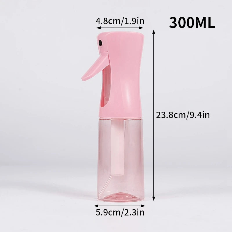 200/300ml Spray Bottle Garden Plant Water Can Refillable Continuous Mist Sprayer Plastic Hairdressing Salon Tool Candy Colors