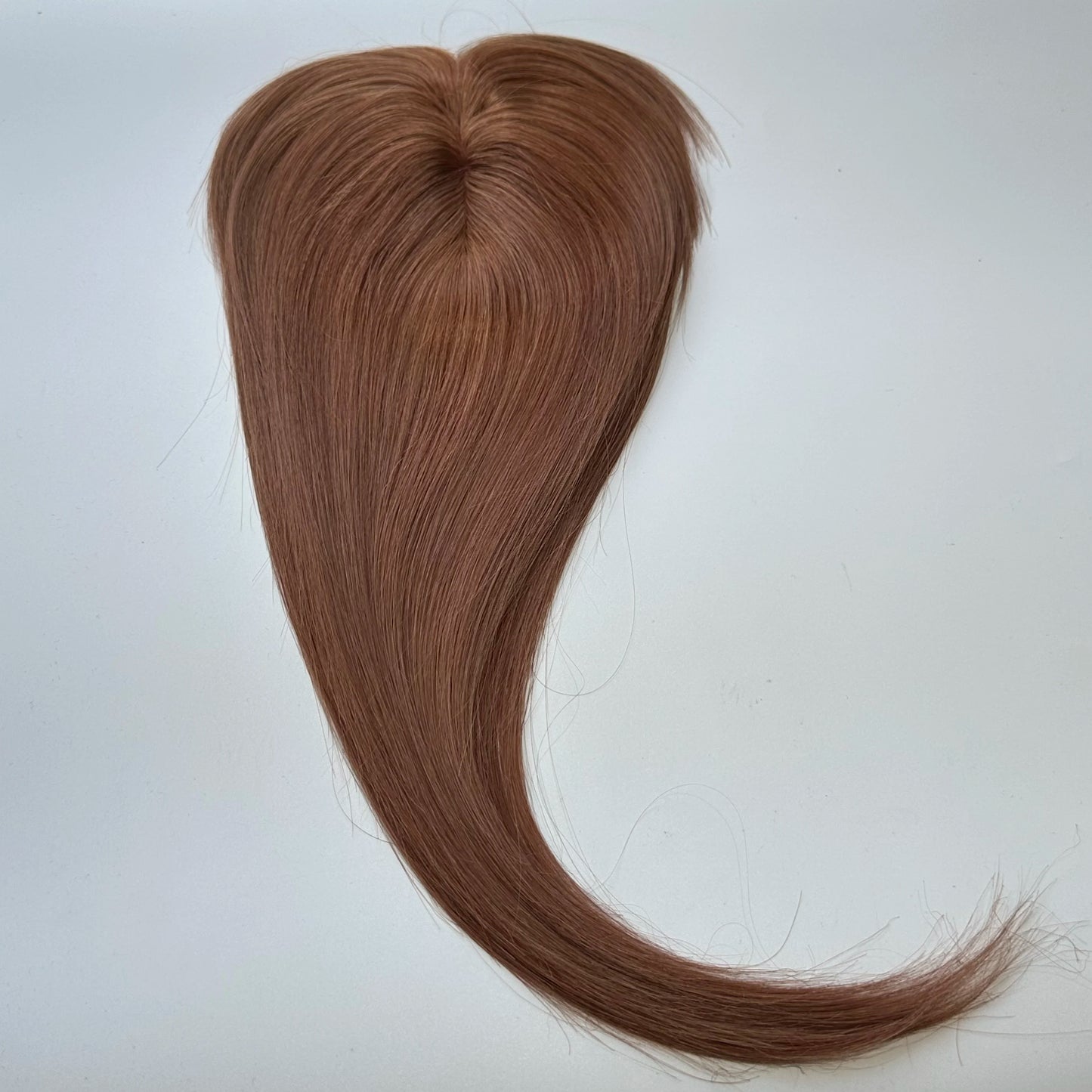 Human Hair Topper For Women Toppers With Bangs Clips In Hairpieces 100% Human Hair Wigs Natural Straight Hair Blonde Silk Base