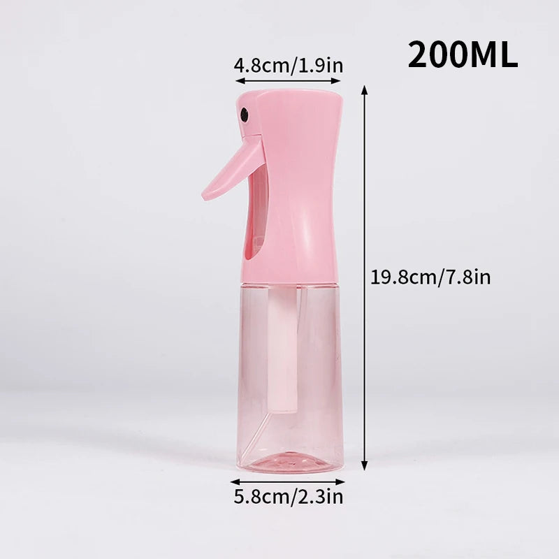 200/300ml Spray Bottle Garden Plant Water Can Refillable Continuous Mist Sprayer Plastic Hairdressing Salon Tool Candy Colors