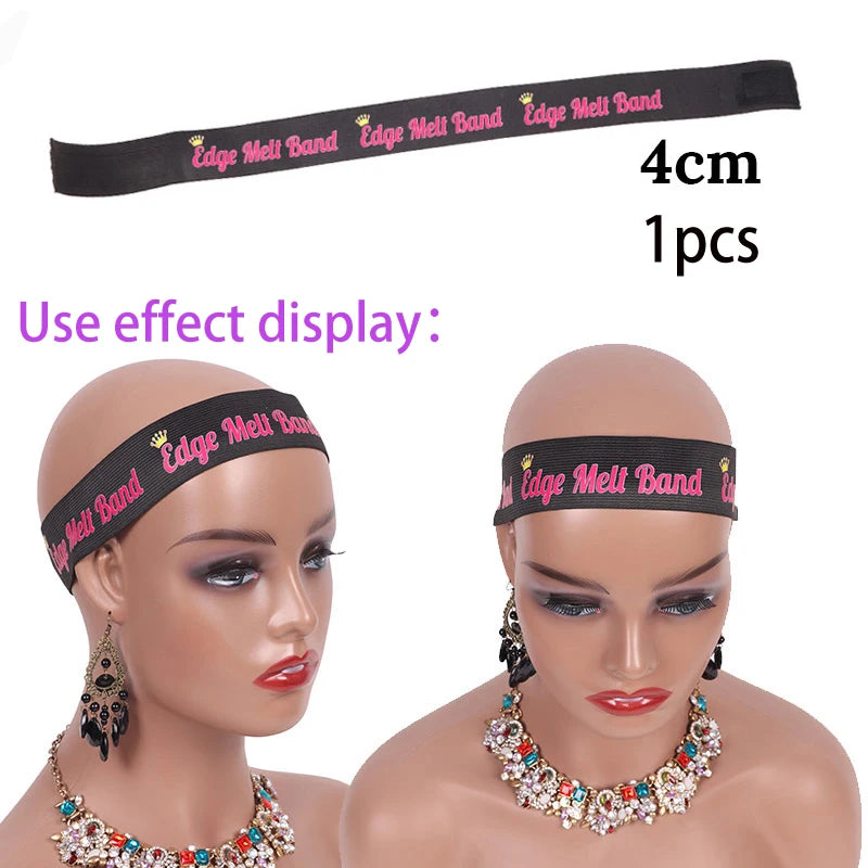 Nunify Hair Edge Band Elastic Band For Wigs To Lay Edges Wig Lace Band Elastic Edge Laying Band Melt Belt For Hair With