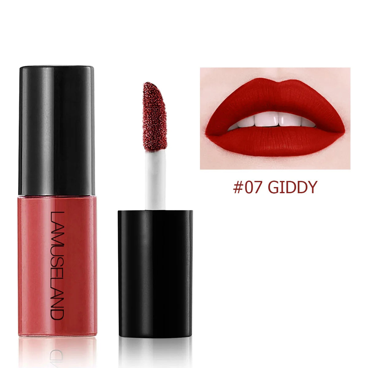 Mini 12 Colors Liquid Lip Gloss Waterproof Non-stick 24 Hours Long Lasting Velvet Matte Lipstick Lip Gloss Cosmetic Makeup Care