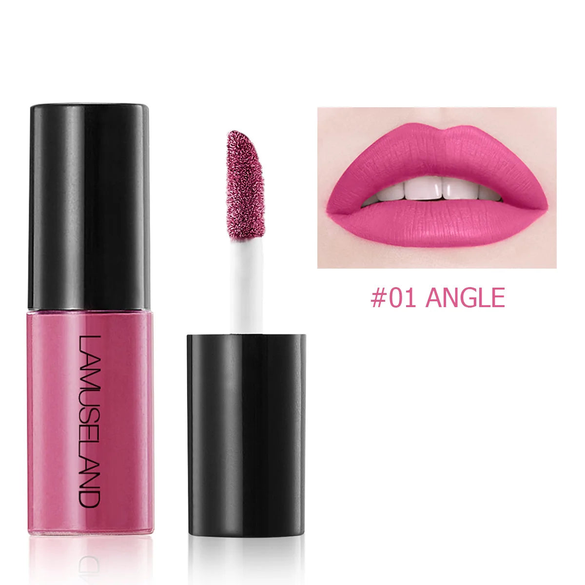 Mini 12 Colors Liquid Lip Gloss Waterproof Non-stick 24 Hours Long Lasting Velvet Matte Lipstick Lip Gloss Cosmetic Makeup Care