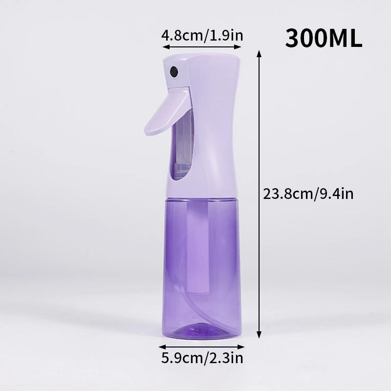 200/300ml Spray Bottle Garden Plant Water Can Refillable Continuous Mist Sprayer Plastic Hairdressing Salon Tool Candy Colors