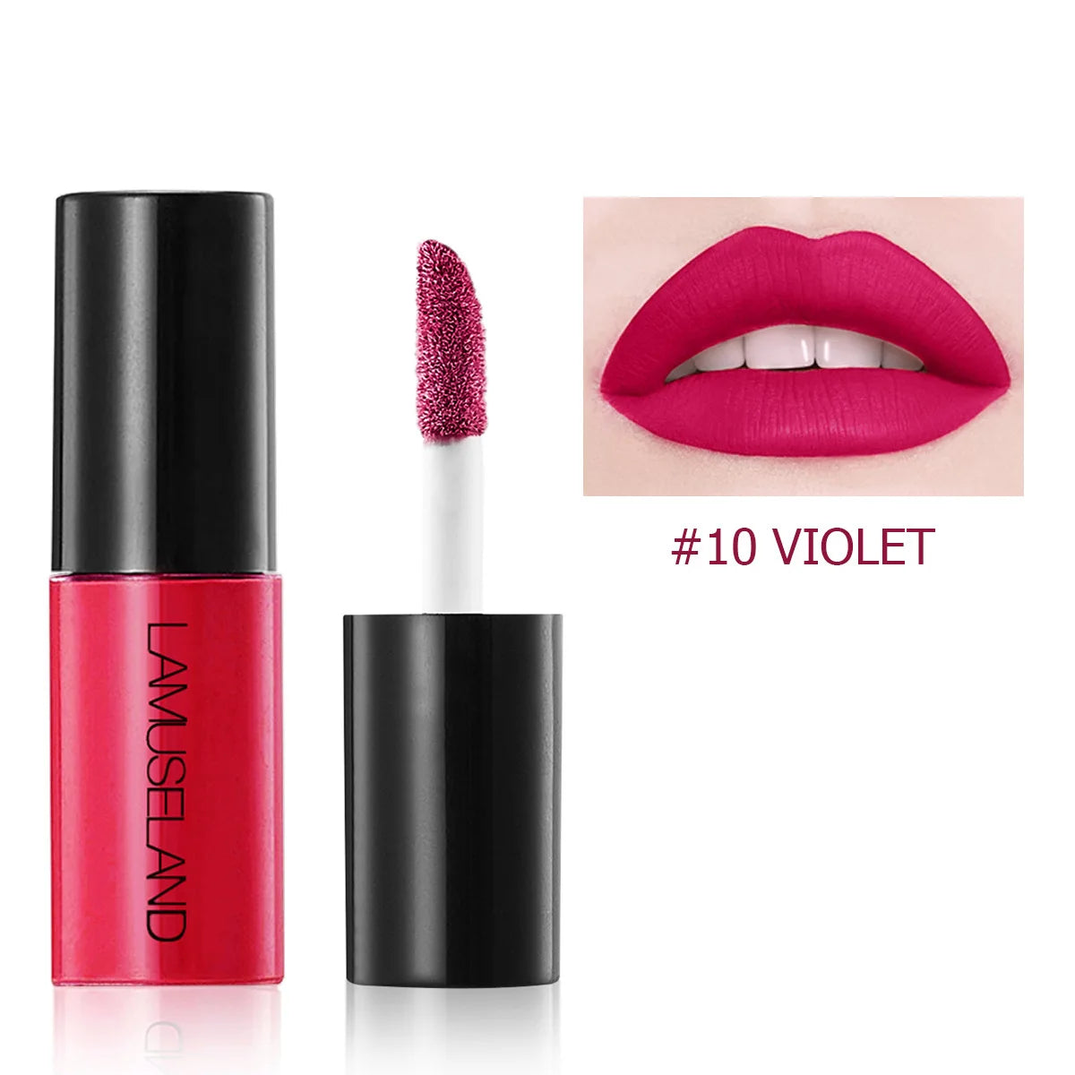 Mini 12 Colors Liquid Lip Gloss Waterproof Non-stick 24 Hours Long Lasting Velvet Matte Lipstick Lip Gloss Cosmetic Makeup Care