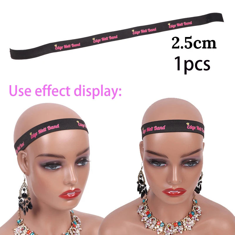 Nunify Hair Edge Band Elastic Band For Wigs To Lay Edges Wig Lace Band Elastic Edge Laying Band Melt Belt For Hair With