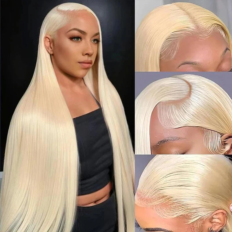 Bone Straight 613 honey blonde Hd full Lace Frontal Human Hair Wigs Brazilian 13x6 200 Density Wig cheap wigs on sale clearance