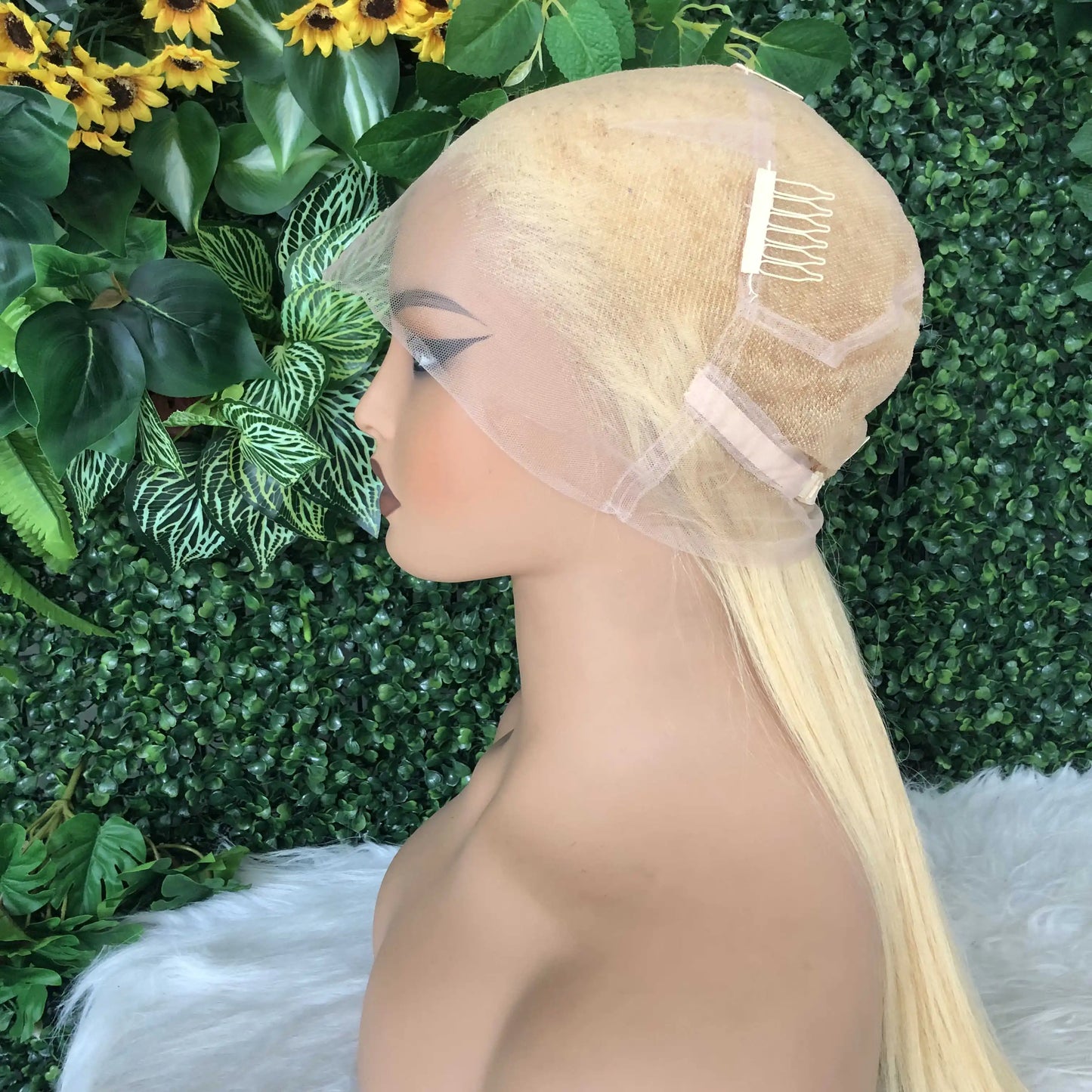 Bone Straight 613 honey blonde Hd full Lace Frontal Human Hair Wigs Brazilian 13x6 200 Density Wig cheap wigs on sale clearance