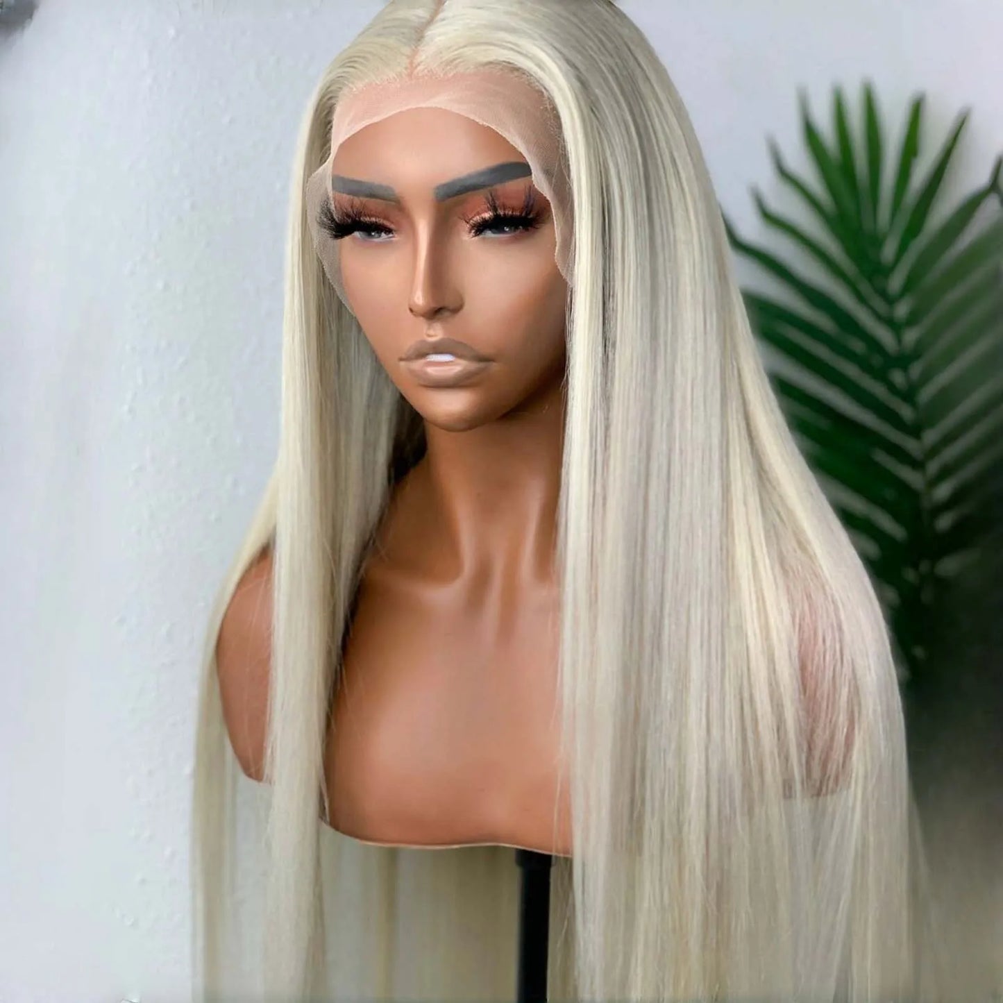 13X4 Dark Green Lace Front Wig Long Straight Synthetic Wig Long Green Colored Hair Lace Frontal Wigs for Women Heat Fiber