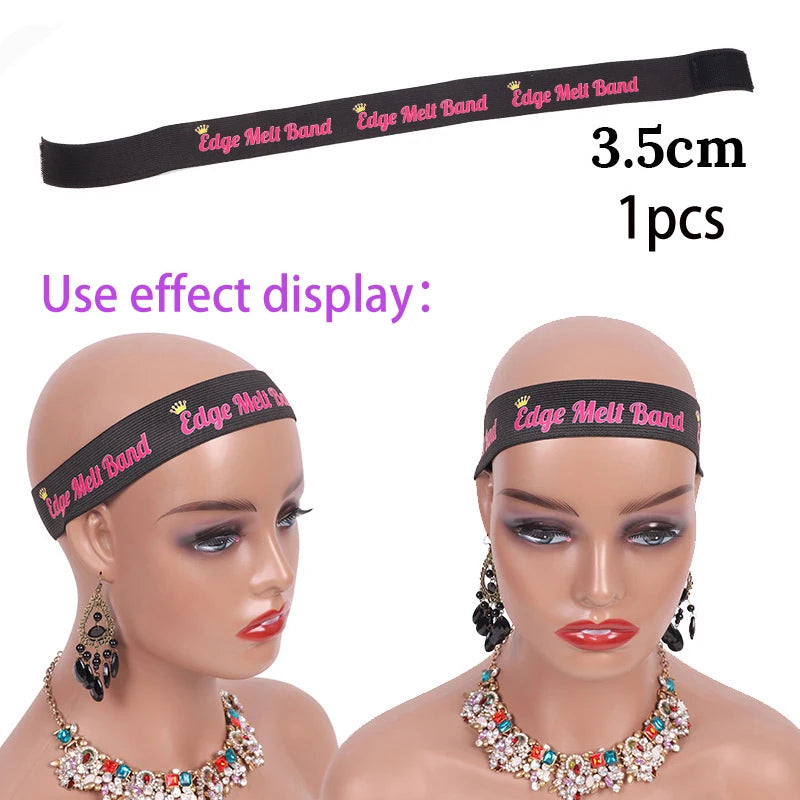 Nunify Hair Edge Band Elastic Band For Wigs To Lay Edges Wig Lace Band Elastic Edge Laying Band Melt Belt For Hair With