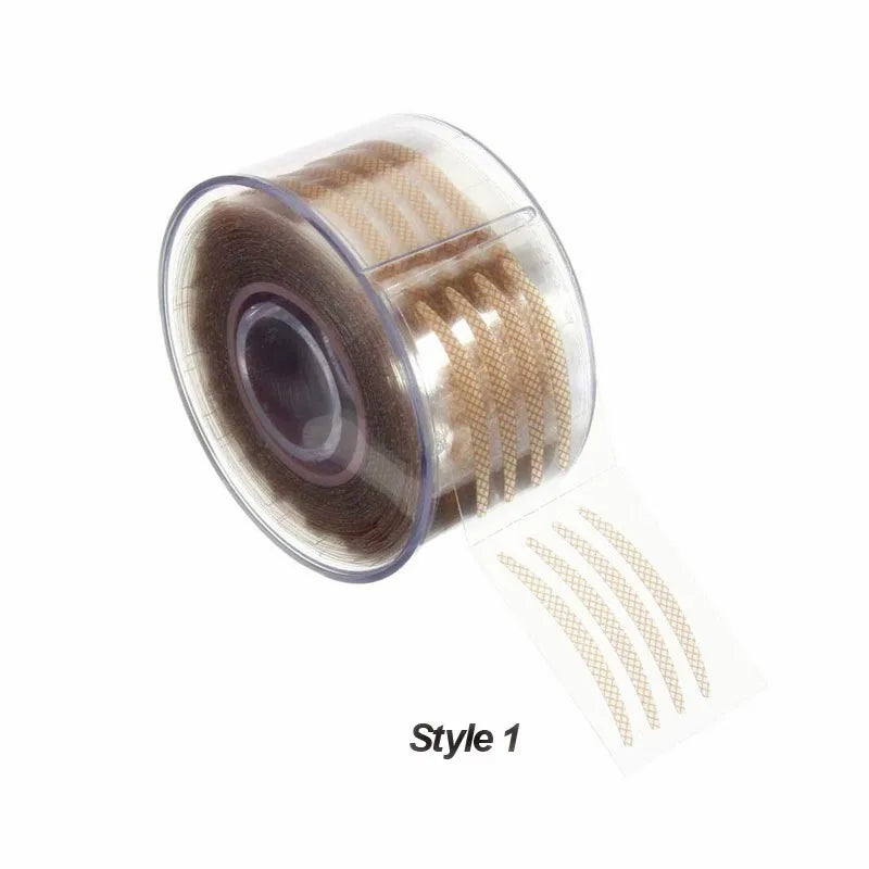 600 Pcs Eye Lift Strips Double Eyelid Tape Clear Gray Eyelid Stripe Big Eyes Invisible Double Fold Eyelid Sticker Makeup Tools