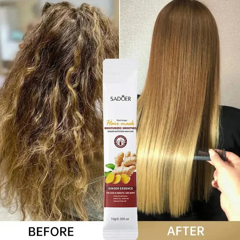 Magical Keratin Hair Mask 5 Seconds Fast Repairing Damaged Frizzy Hair Soft Smooth Shiny Deep Nourish Straighten Hair Scalp Care