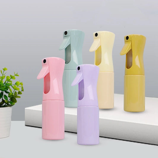 200/300ml Spray Bottle Garden Plant Water Can Refillable Continuous Mist Sprayer Plastic Hairdressing Salon Tool Candy Colors