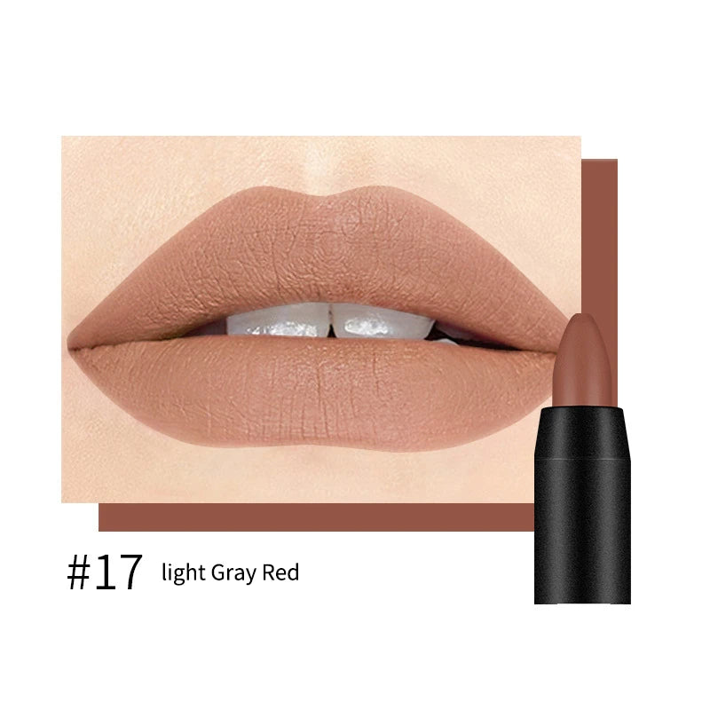 19 Colors Sexy Matte Lip Stick Lipliner Lip Liner Pencil Lasting Nude Rotatable Lipsliner Pen Set Beauty Makeup Tool Cosmetic