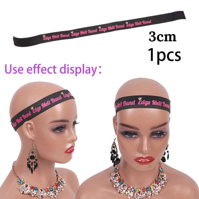 Nunify Hair Edge Band Elastic Band For Wigs To Lay Edges Wig Lace Band Elastic Edge Laying Band Melt Belt For Hair With