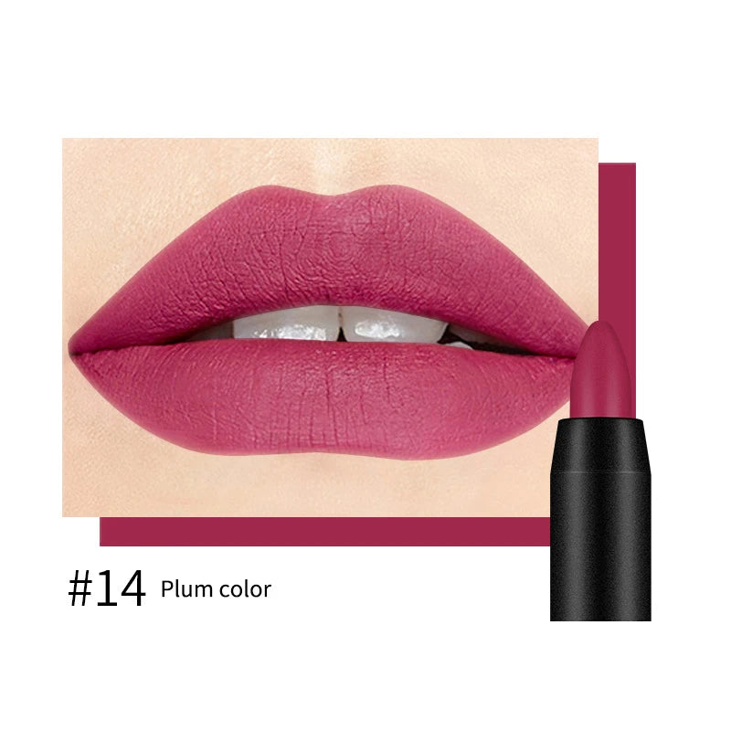 19 Colors Sexy Matte Lip Stick Lipliner Lip Liner Pencil Lasting Nude Rotatable Lipsliner Pen Set Beauty Makeup Tool Cosmetic