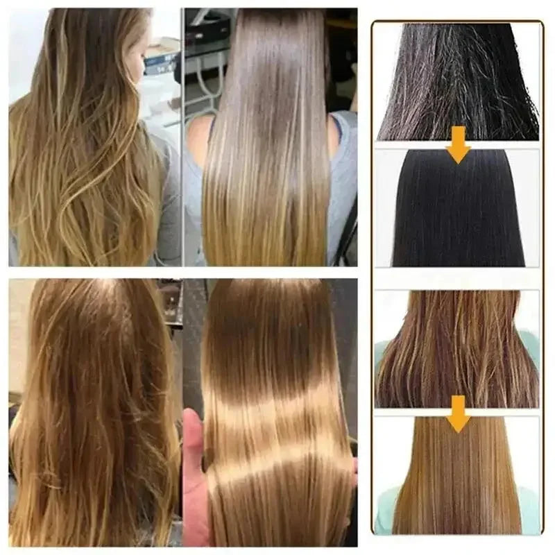 Magical Keratin Hair Mask 5 Seconds Fast Repairing Damaged Frizzy Hair Soft Smooth Shiny Deep Nourish Straighten Hair Scalp Care