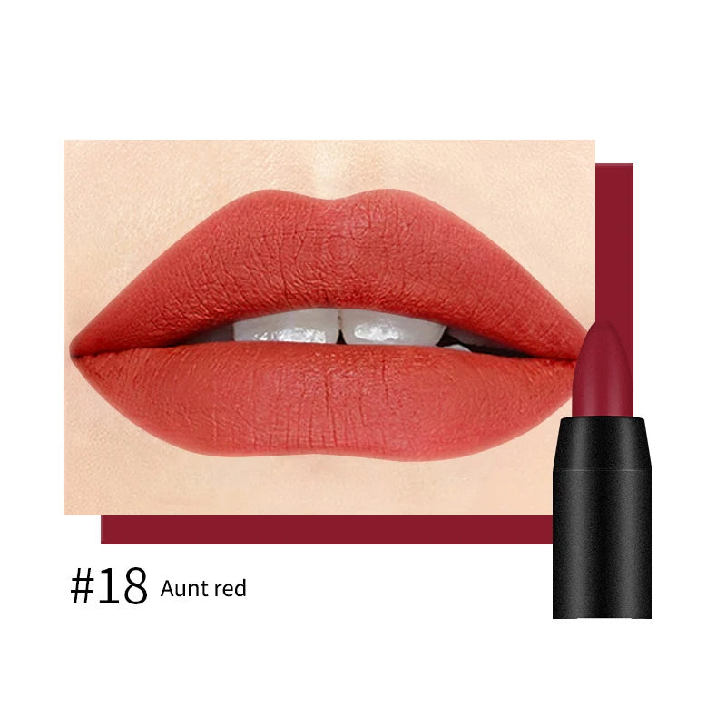 19 Colors Sexy Matte Lip Stick Lipliner Lip Liner Pencil Lasting Nude Rotatable Lipsliner Pen Set Beauty Makeup Tool Cosmetic