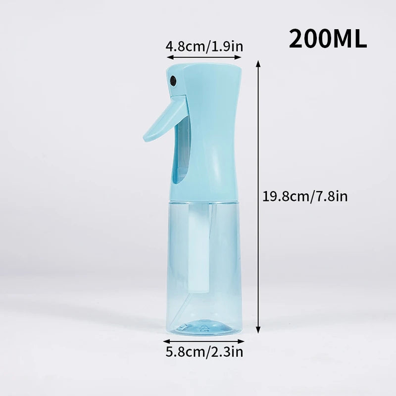 200/300ml Spray Bottle Garden Plant Water Can Refillable Continuous Mist Sprayer Plastic Hairdressing Salon Tool Candy Colors