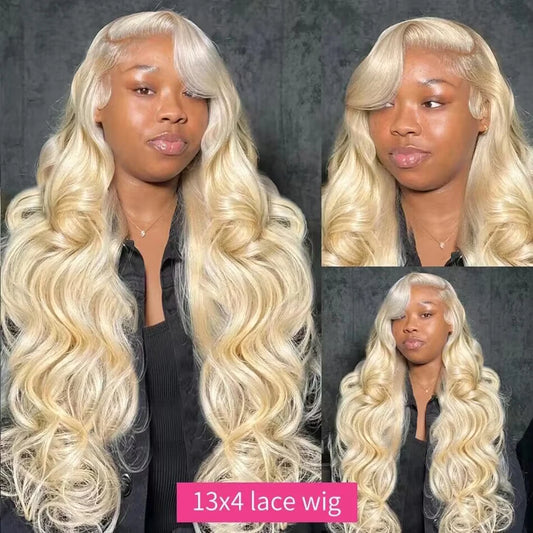 Body Wave Wig 613 Honey Blonde HD Transparent Lace Front Human Hair Wigs 13x6 Lace Frontal Wig Brazilian For Women Wig