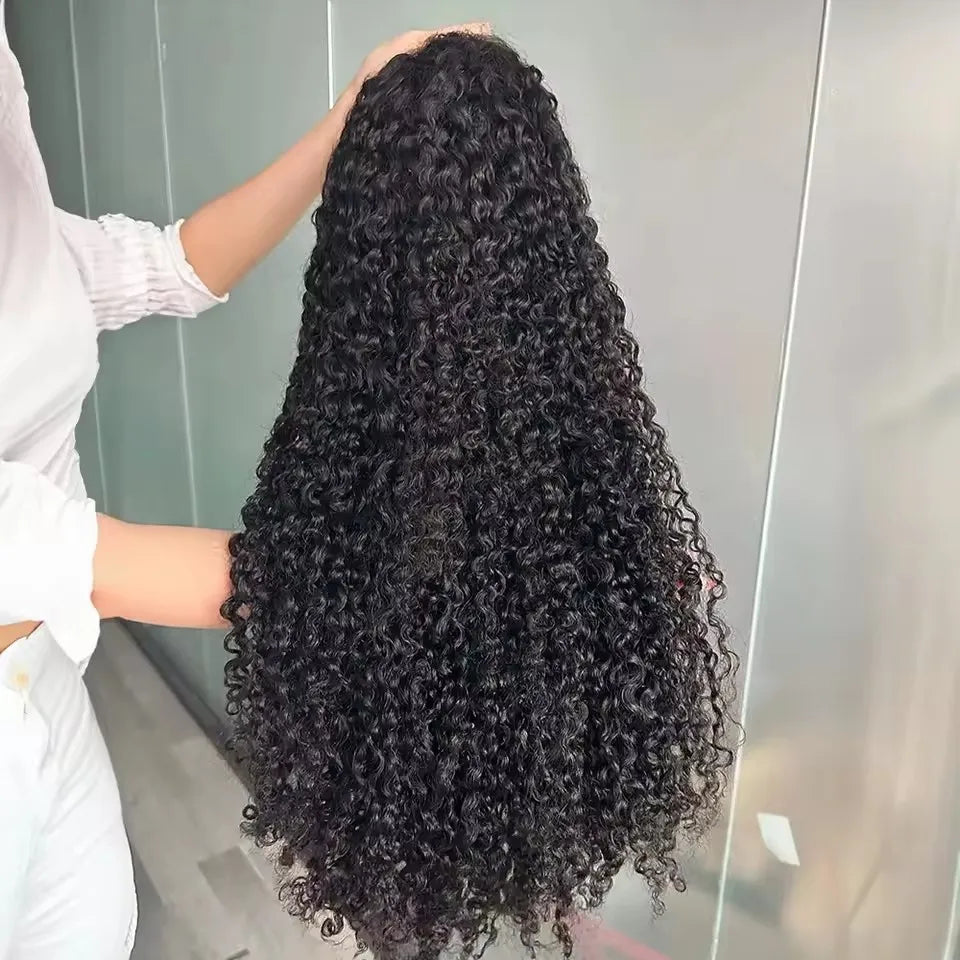 13x6 Hd Lace Frontal Wig 13x4 Curly Human Hair Wigs Water Wave Human Hair Wig Inch Loose Deep Wave Brazilian Choice Black